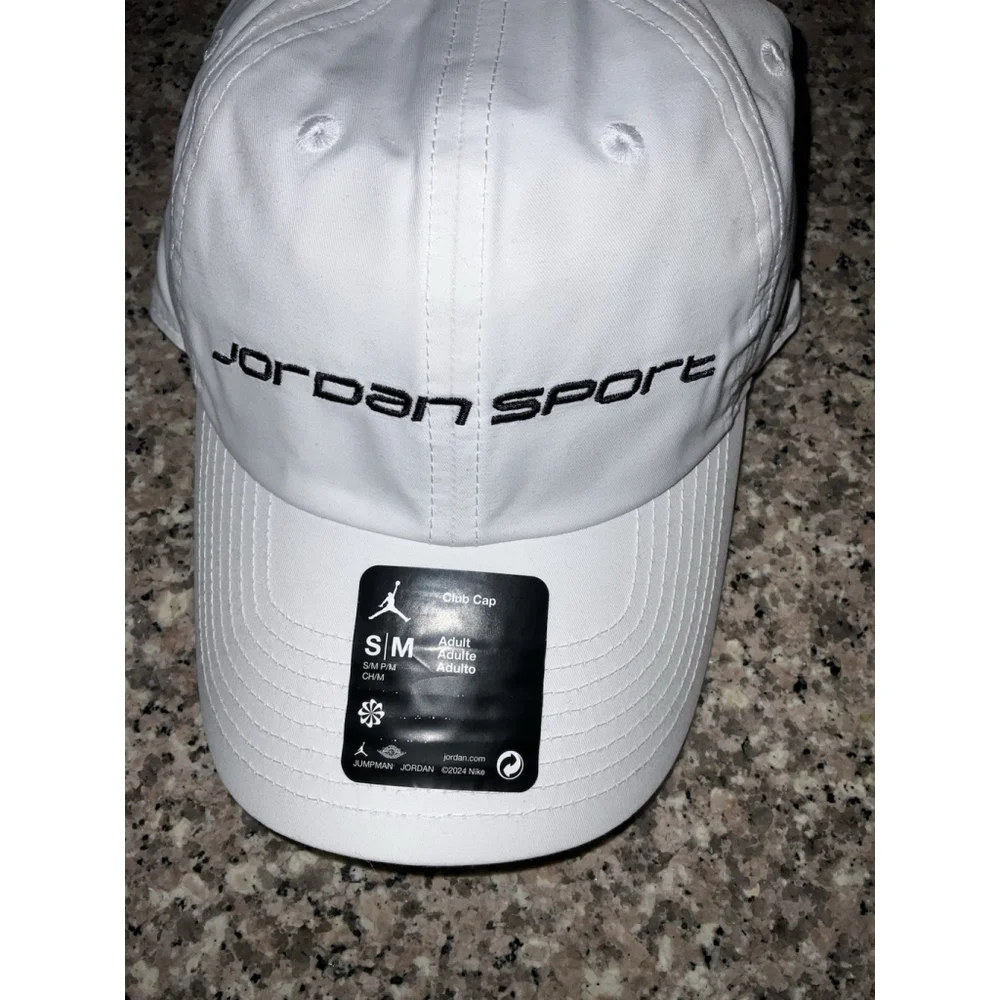Air Jordan Sport Club Cap White Jumpman Size S/M Hat New